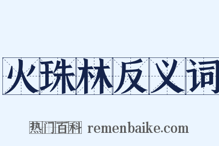 火珠林反义词是什么意思的图片